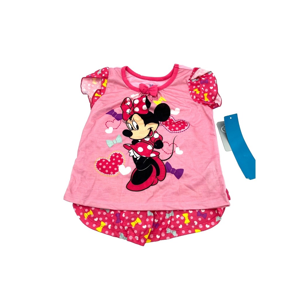 Disney Store Minnie Mouse Pajama Set for Girls Size 4 New